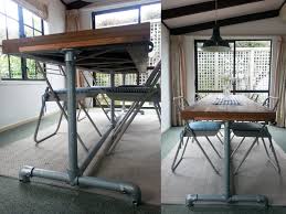 To make metal pipe legs for table. Dining Table Industrial Pipe Table Legs Novocom Top