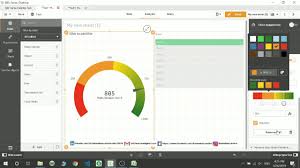 18 e charts part 5 gauge chart in qlik sense youtube