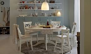 Yuvarlak Masalar Ikea Ic Mekanda Beyaz Surgulu Masa Cam Urunleri Ahsap Mobilyalar Ve Cam Modelleri