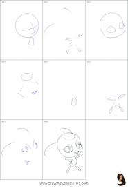 Kwami step by step : How To Draw Tikki Kwami From Miraculous Ladybug Printable Step By Step Drawing S New Ideas