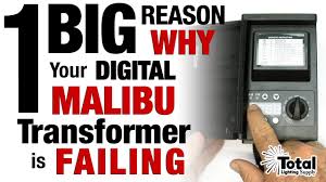 1 Big Reason Why Your Digital Malibu Lighting Transformer Is Failing By Total Outdoor Lighting Youtube