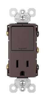 Legrand Radiant 15 Amp 3 Pole Dark Bronze Light Switch Tamper Resistant Outlet At Menards