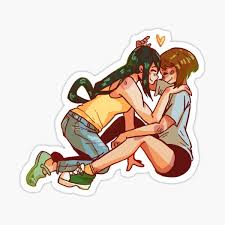 Tsuyu X Uraraka Stickers Redbubble .main female protagonist, ochaco uraraka and tsuyu asui! redbubble