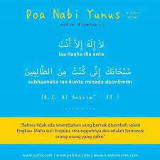 Duaa Of Prophet Yunus Kekuatan Doa Kutipan Pelajaran Hidup Doa