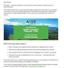 How Will My Clients Receive The Link To Download Axus Travel App Axus Travel App