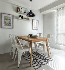 A Cool And Stylish 38sqm Loft Type Condo Condo Interior Design Small Condo Interior Design Dining Table Chairs