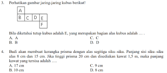 Rumus luas permukaan balok cara aimyaya cara semua cara. Latihan Kerangka Dan Jaring Jaring Bangun Ruang Matematika
