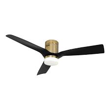 Spanning classic and modern styles, our selection of chic black ceiling fans combines the function of a fan with the fashion of a beautiful ceiling centerpiece. Carro Home Striver 52 Modern Plastic Smart Ceiling Fan In Gold Black S523p L12 G2 Fm