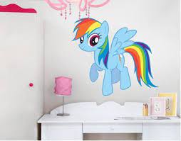 My Little Pony Rainbow Dash Girls Rainbow Bedroom Bright Kids Bedroom My Little Pony Bedroom