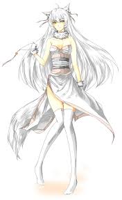 There really aren't as many wolfish girls in personally, i'd like to see more wolf girls in anime. White Girl Fox Lady Anime Wolf Girl Anime Neko Anime Wolf