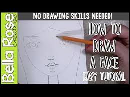 How To Draw A Face When You Have No Drawing Skills Easy Tutorial Youtube Easy Doodle Art Face Drawing Flower Drawing