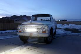 How A Led Light Bar Brightens Road For 1963 International Truck Ebay Motors Blog