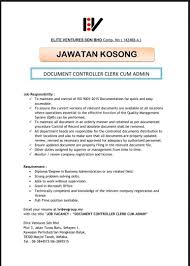 It is a joint venture company between perbadanan kemajuan negeri melaka (60%) and elite ventures sdn. Geng Masjid Tanah Official Jawatan Kosong Urgent Hiring Document Controller Clerk Cum Admin Hantar Resume Anda Ke Alamat Email Hr Evgroup My Dengan Tajuk Yang Jelas Job Vacancy Document Controller Clerk Cum