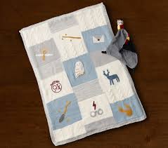 A beginner who has never worked a granny stitch or a ripple will still find it easy to crochet this blanket. Harry Potter Heirloom Baby Blanket Pottery Barn Kids