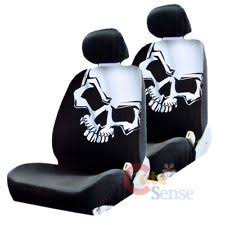 Skulls Car Seat Covers Set Low Back Auto Accessories Car Seat Cover Sets Car Accessories Chevy Accessories