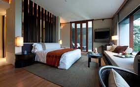 capella singapore designer norman foster asian style bedrooms white bedding hotel interior design
