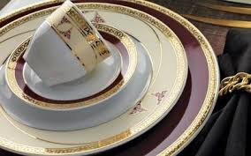 Kutahya Porselen Tea Cups Tableware Dining Set
