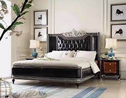 Most wood sets at luxedecor offer custom finishing decorating with bedroom furniture sets. Low Key Luxury Black Leather Bed Cool Bedroom Furniture Buy Oversize Classic Wooden Bedroom Furniture Luxury Black Leather Bedroom Furniure Black French Provincial Bedroom Furniture Product On Alibaba Com