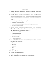 Oct 08, 2020 · soal dan jawaban ukg 2019 uji kompetensi guru adalah aplikasi berbasis android yang sangat praktis berisi soal soal prediksi bocoran kisi kisi soal ukg 2019 terbaru. Soal Utn 2019