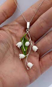 Mother S Gift Pretty Silver 925 Pendant Lovely Snowdrop Etsy Plant Jewelry Flower Jewellery Beautiful Jewelry