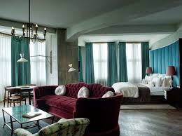 The Beauty Of Soho House Berlin Burgundy Living Room Turquoise Living Room Decor Burgundy Couch Living Room