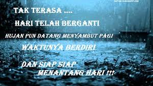 Melalui pesan pribadi mau pun status media sosial. Kata Bijak Hujan Turun Cikimm Com