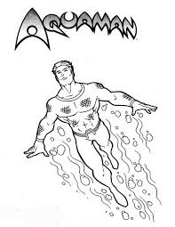 Choose your aquaman coloring page and color it quickly. Aquaman Coloring Page Drawing 2