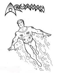 Check out the collection of aquaman coloring pages here and choose your favorite ones! Aquaman Coloring Page Drawing 2