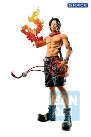 One piece grandista ace 28cm. Portgas D Ace Treasure Cruise Pvc Statue Ichibansho Series One Piece