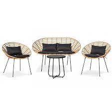 Check spelling or type a new query. Salon De Jardin 4 Places Rotin 1 Canape 2 Fauteuils 1 Table