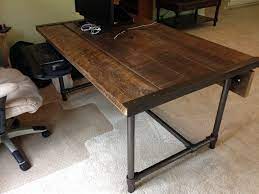 Reclaimed wood reception desk with office desk countertop. Easy To Build Barn Wood Desk Desk Week Simplified Building