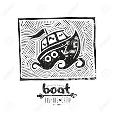 Maybe you would like to learn more about one of these? Stock Foto Linolschnitt Mit Einem Bild Des Bootes Grafik Design Fur T Shirt Schwarzer Druck Auf Weissem Hintergrund Lizenzfrei Nutzbare Vektorgrafiken Clip Arts Illustrationen Image 60475911