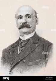 Juan Pérez de Guzmán y Gallo, 1841 — 1923. Spanish journalist, historian  and author Stock Photo