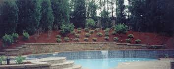 Love This Pool Built Into The Hill Backyard Oasis Backyard Outdoor Pool
