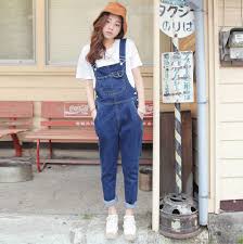 Just In To Our Clothes Collection Kawaiiiii 3 Korean Style Denim Jumpsuit 5 Different Styles Korean Fashion Outfits With Hats Casual Outfits For Teens