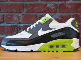 Nike Air Max 90 Leather White Black Fierce Green 652980 103 Nike Air Max Air Max Air Max 90 Leather