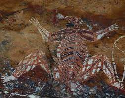 Aboriginal Rock Art Kakadu National Park Australia The Earliest Indigenous Art Was Paintings Or Engravings On Boulders Or On The Walls Of Rock Shelters And Cav