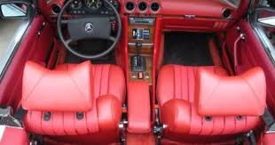 Mercedes Benz R107 Leather Seat Covers 450sl 380sl 560sl W107 Sl 1972 1989 Mercedes Interior Mercedes Benz Mercedes