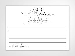 Wedding Advice Cards Well Wishes Cards Leave A Note For The Newlywed Cards Wedding Reception Templa Marriage Advice Cards Advice Cards Wedding Advice Cards