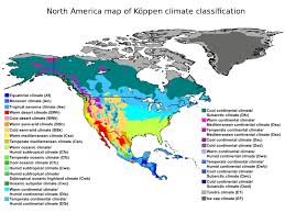 Different Biomes In The United States North America Map Of Koppen Climate Classification Koppen Climate Classification Wikipedia North America Map America Map Climates