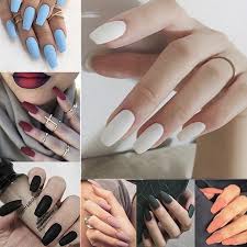 Collection by vercia sellers • last updated 6 weeks ago. 24pcs Ballerina Pure Color Matte Coffin Nails Full Cover Medium False Gel Frosted Press On Nails Artificial Nails Art Tips Sets Walmart Canada