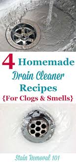 homemade drain cleaner recipes