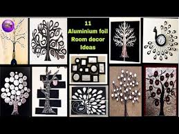 11 Aluminium Foil Craft Ideas Waste Material Craft Ideas Fashion Pixies Youtube Aluminum Foil Crafts Craft From Waste Material Wall Decor Crafts