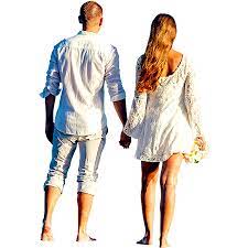 Couple In White On Beach Immediate Entourage People Png Immediate Entourage Render People