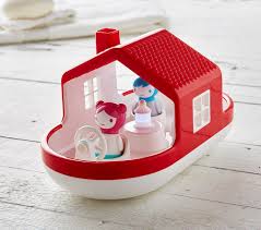 House Boat Light Up Bath Toy Pottery Barn Kids Bath Toys Boat Lights