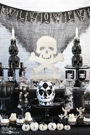 Here are some of the halloween decoration and party themes we offer: Black And White Halloween Skull Party Michelle S Party Plan It White Halloween Party Halloween Party Themes Pirate Halloween Party