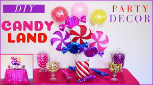 Wrap these balloon in cellophane to look like a wrapped candy for candy land or for a wall decor or photo backdrop. Diy Candyland Party Decorations Diy Party Decor Diy Christmas Party Youtube