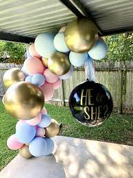 Gender Reveal Gender Reveal Balloons Baby Gender Reveal Party Gender Reveal Decorations