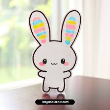 Any age can embrace the sweet bunny hugging a carrot coloring page. Easter Bunny Drawing And Craft With Tatyana Deniz Free Printable Pdf