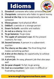 Pin On Idioms In English